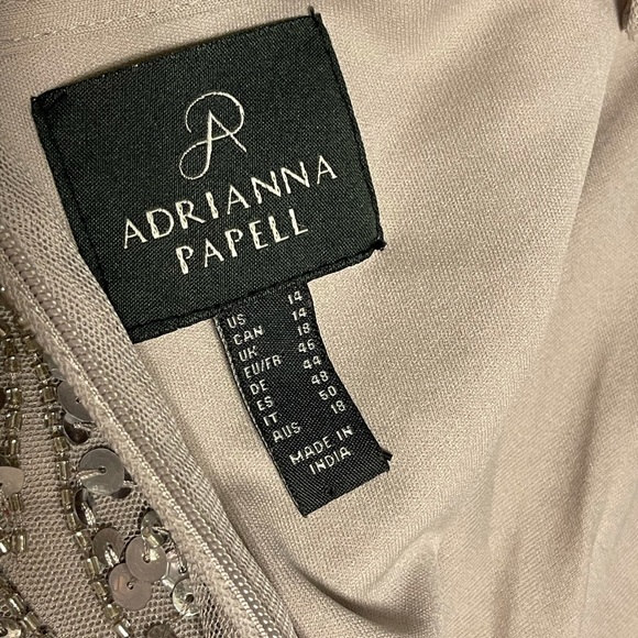 Adrianna Papell gray dress - Picture 3 of 3